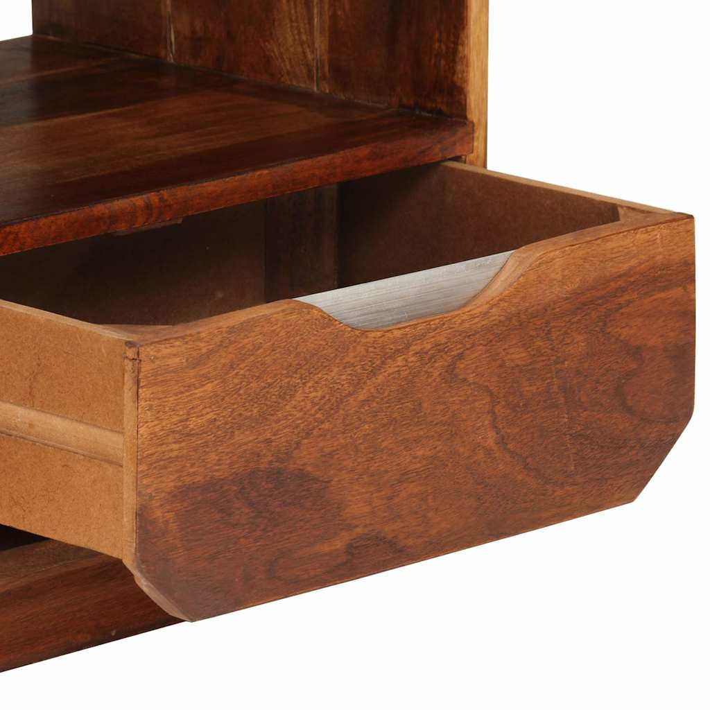 Nightstand with Drawer 2 pcs Solid Acacia Wood 40x30x50 cm