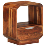 Nightstand with Drawer 2 pcs Solid Acacia Wood 40x30x50 cm - Extra Image