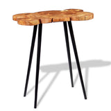 Log Bar Table Solid Acacia Wood 90x60x110 cm - 45-Degree Angle