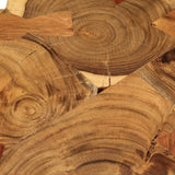 Log Bar Table Solid Acacia Wood 90x60x110 cm - Extra Image