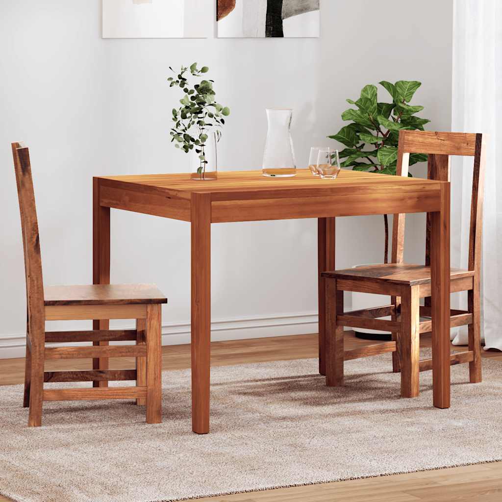 Dining Chairs 2 pcs Solid Acacia Wood