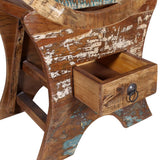 Wine Rack for 10 Bottles Solid Reclaimed Wood - 45-Degree Angle