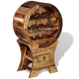 Wine Rack for 10 Bottles Solid Reclaimed Wood - Extra Image