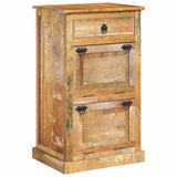 4-Layer Shoe Cabinet with Drawer Solid Reclaimed Wood
