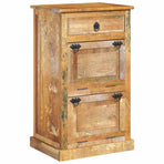 4-Layer Shoe Cabinet with Drawer Solid Reclaimed Wood