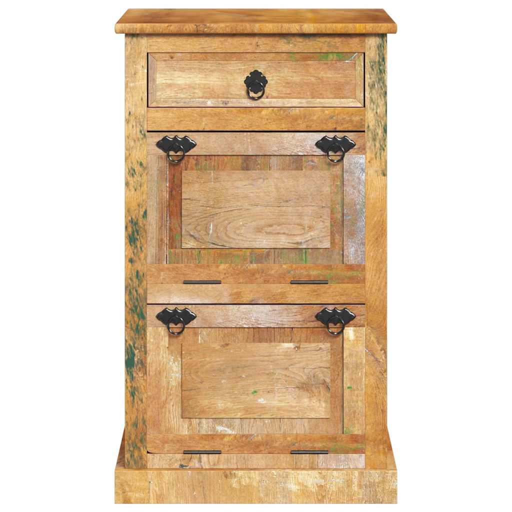 4-Layer Shoe Cabinet with Drawer Solid Reclaimed Wood
