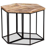 Coffee Table Solid Mango Wood 56x48x40 cm - Front View