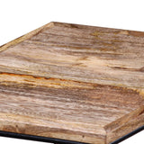 Coffee Table Solid Mango Wood 56x48x40 cm - Extra Image