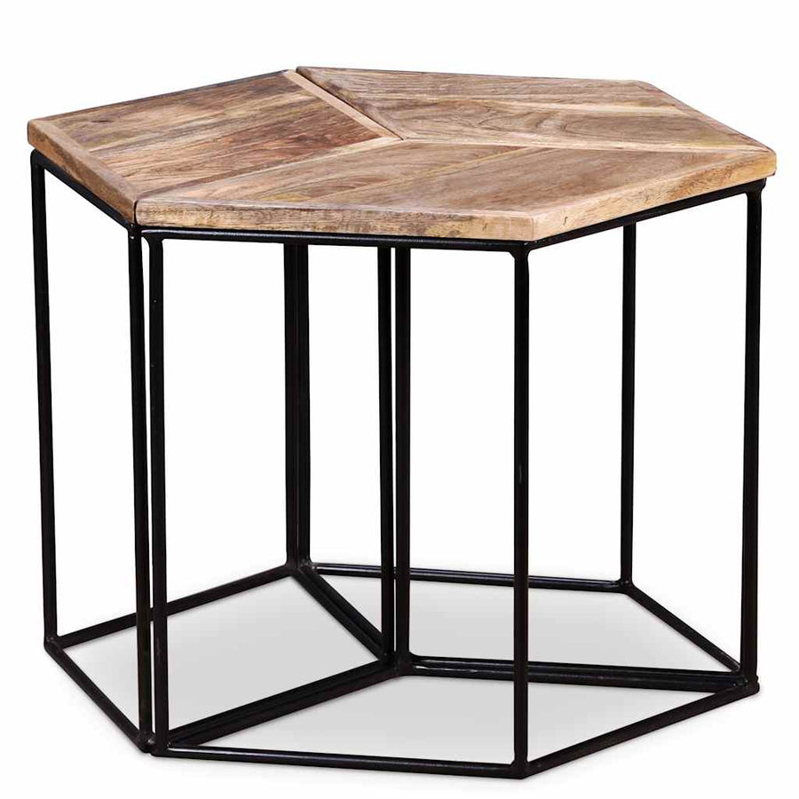 Coffee Table Solid Mango Wood 56x48x40 cm