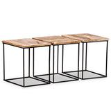 Coffee Table Solid Mango Wood 56x48x40 cm
