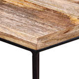 Coffee Table Solid Mango Wood 56x48x40 cm