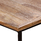 Coffee Table Solid Mango Wood 56x48x40 cm - Extra Image