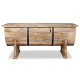 Coffee Table Solid Mango Wood 88x50x40 cm - Low Angle