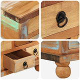 Coffee Table Reclaimed Wood 70x70x38 cm