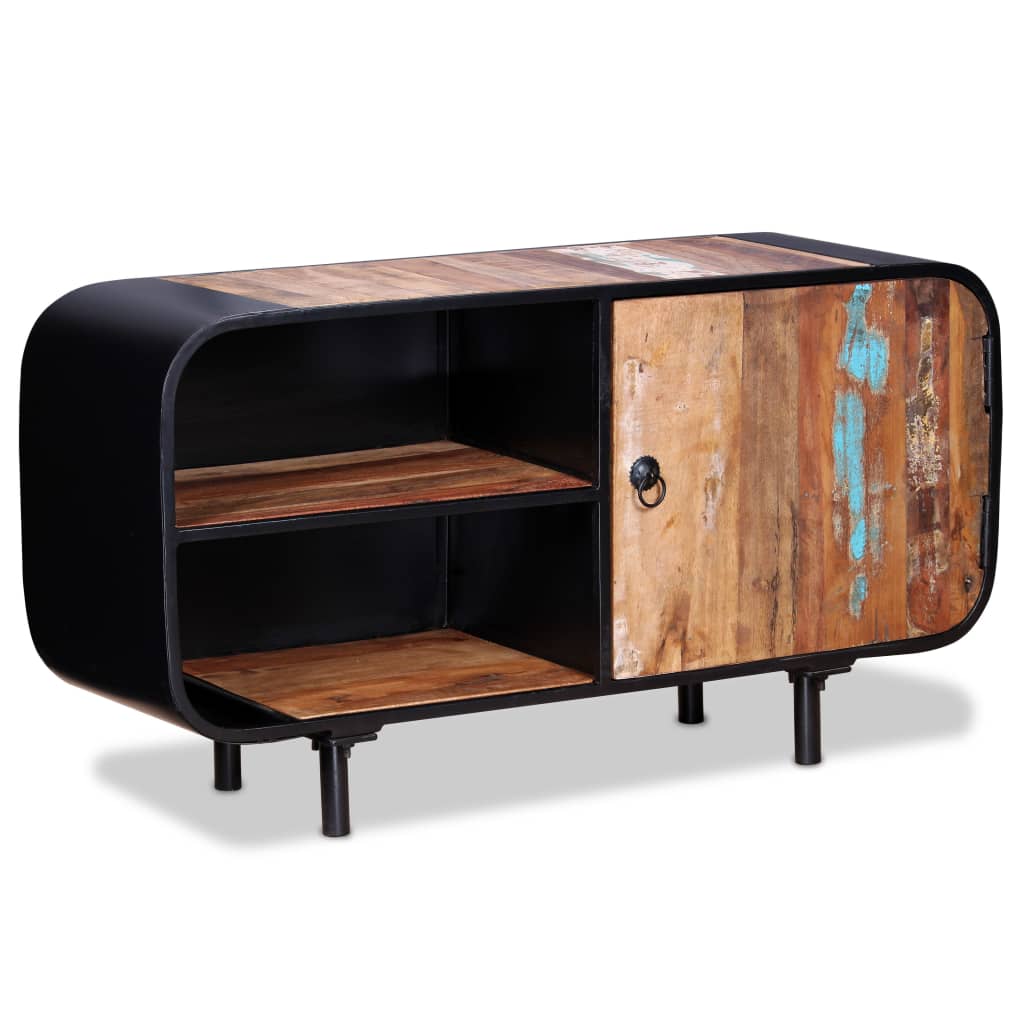 Tv Cabinet Reclaimed Wood 90x30x48 Cm