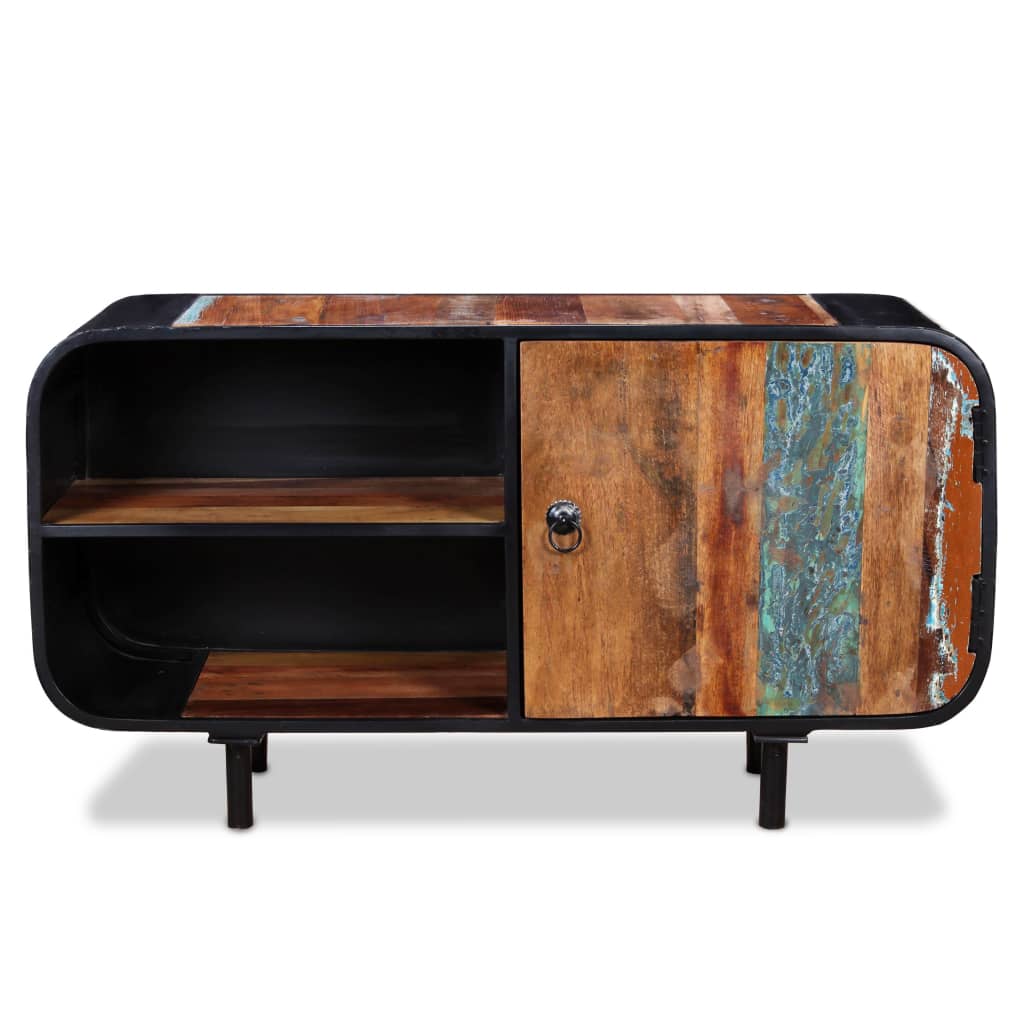 Tv Cabinet Reclaimed Wood 90x30x48 Cm