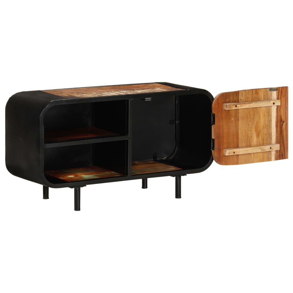 Tv Cabinet Reclaimed Wood 90x30x48 Cm