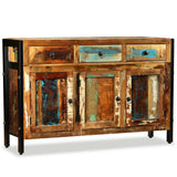 Sideboard Solid Reclaimed Wood 120x35x76 cm - Side View