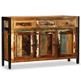 Sideboard Solid Reclaimed Wood 120x35x76 cm - 45-Degree Angle
