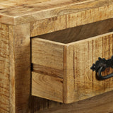 Sideboard with 3 Drawers Rough Mango Wood - Extra Image