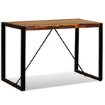Dining Table Solid Reclaimed Wood 120 Cm