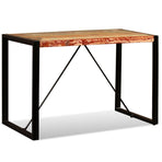 Dining Table Solid Reclaimed Wood 120 Cm