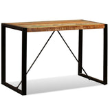 Dining Table Solid Reclaimed Wood 120 Cm