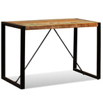 Dining Table Solid Reclaimed Wood 120 Cm