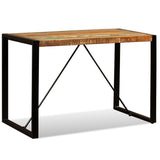 Dining Table Solid Reclaimed Wood 120 Cm - 45-Degree Angle