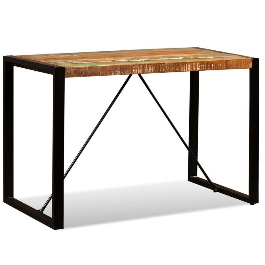 Dining Table Solid Reclaimed Wood 120 Cm