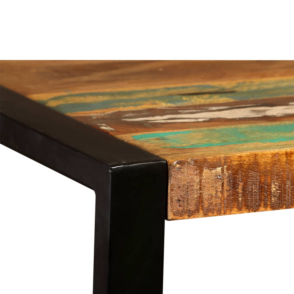 Dining Table Solid Reclaimed Wood 120 Cm