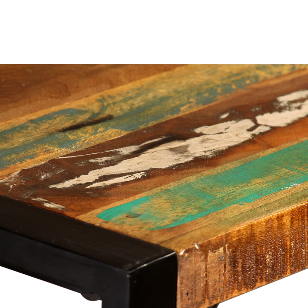 Dining Table Solid Reclaimed Wood 120 Cm