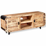 TV Cabinet Rough Mango Wood 120x30x50 cm - Top-Down View