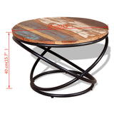 Coffee Table Solid Reclaimed Wood 60x60x40 cm