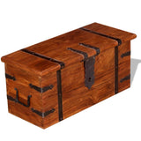 Two Piece Storage Chest Set Solid Wood - 45-Degree Angle