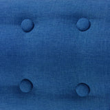 Armchair Blue Fabric - Top-Down View