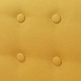 Armchair Yellow Fabric - Top-Down View