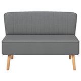 Sofa Fabric 117x55.5x77 cm Light Grey