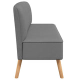 Sofa Fabric 117x55.5x77 cm Light Grey - Top-Down View