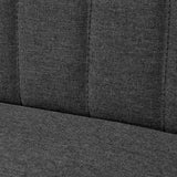 Sofa Fabric 117x55.5x77 cm Dark Grey