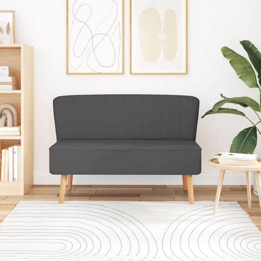 Sofa Fabric 117x55,5x77 cm Dark Grey
