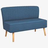 Sofa Fabric 117x55.5x77 cm Blue