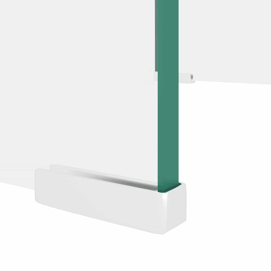 TV Stand/Monitor Riser Glass Clear 40x25x11 cm