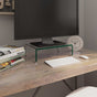 TV Stand/Monitor Riser Glass Clear 40x25x11 cm