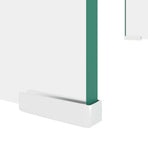 TV Stand/Monitor Riser Glass Clear 60x25x11 cm