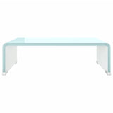 TV Stand/Monitor Riser Glass Green 40x25x11 cm - Side View