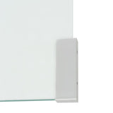 Coffee Table Tempered Glass 98x45x30 cm Clear - 45-Degree Angle