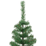 Artificial Christmas Tree L 240 cm Green - Side View