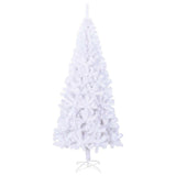 Artificial Christmas Tree L 240 cm White - Side View