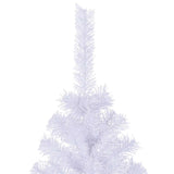 Artificial Christmas Tree L 240 cm White - Top-Down View